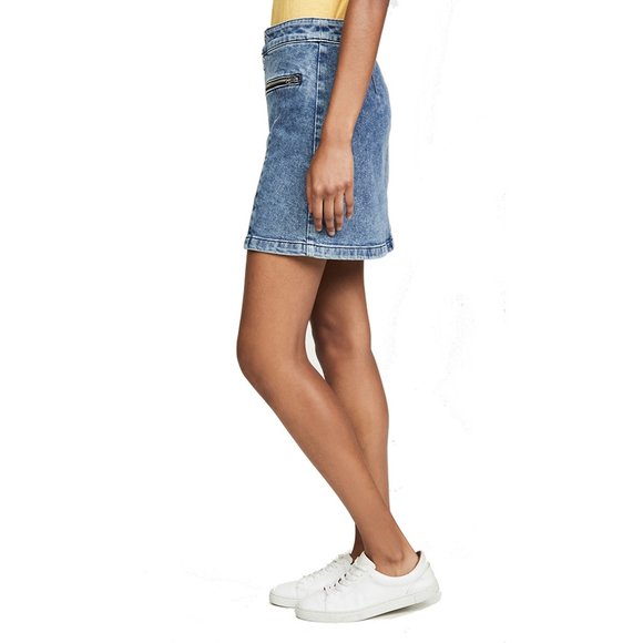 rag & bone Isabel Zip-up Denim Skirt - Picture 5 of 15